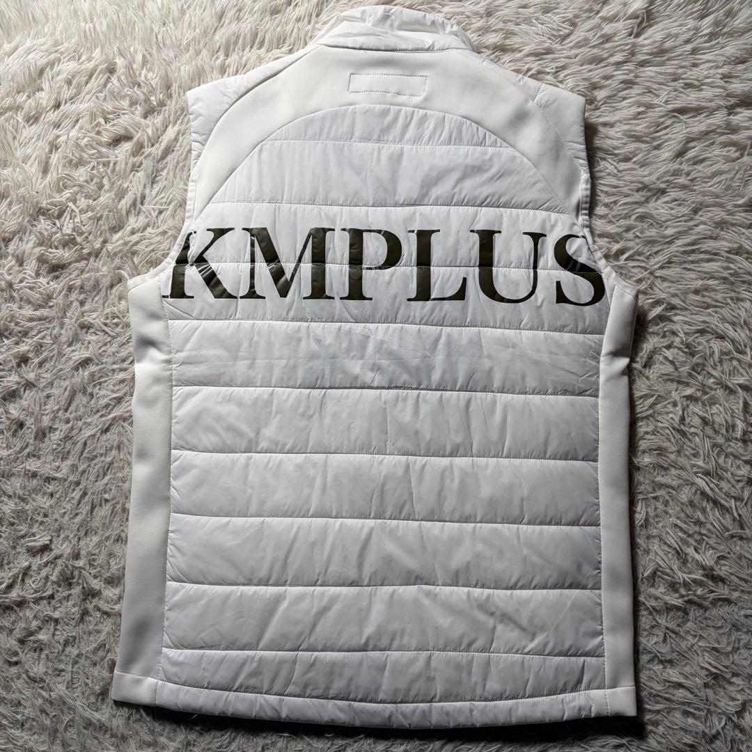 美品■LUXE AKMPLUS ダウンベスト　ホワイト　48 L