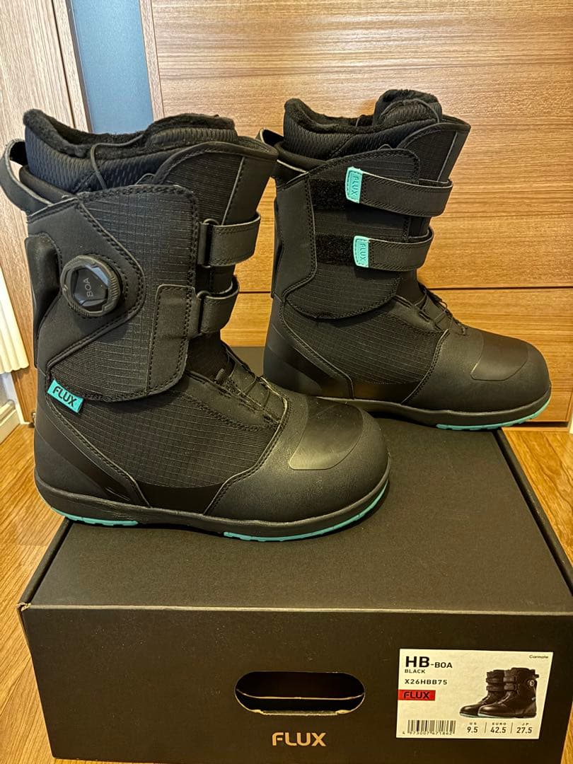FLUX 今シーズン25-26HB-BOA 27.5センチブラック 9.5 US