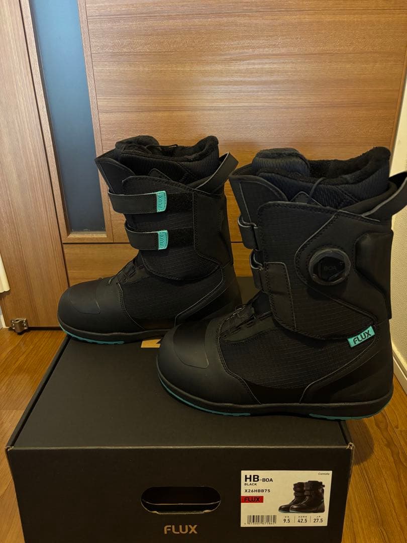 FLUX 今シーズン25-26HB-BOA 27.5センチブラック 9.5 US