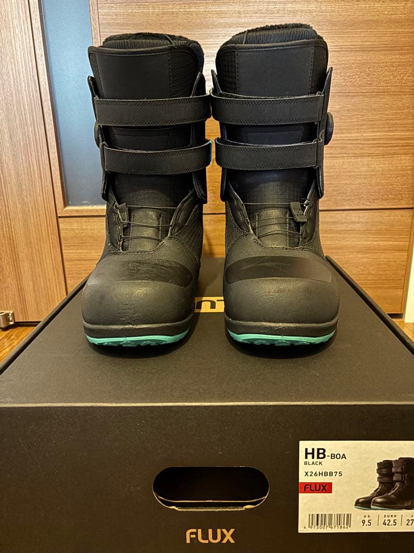 FLUX 今シーズン25-26HB-BOA 27.5センチブラック 9.5 US