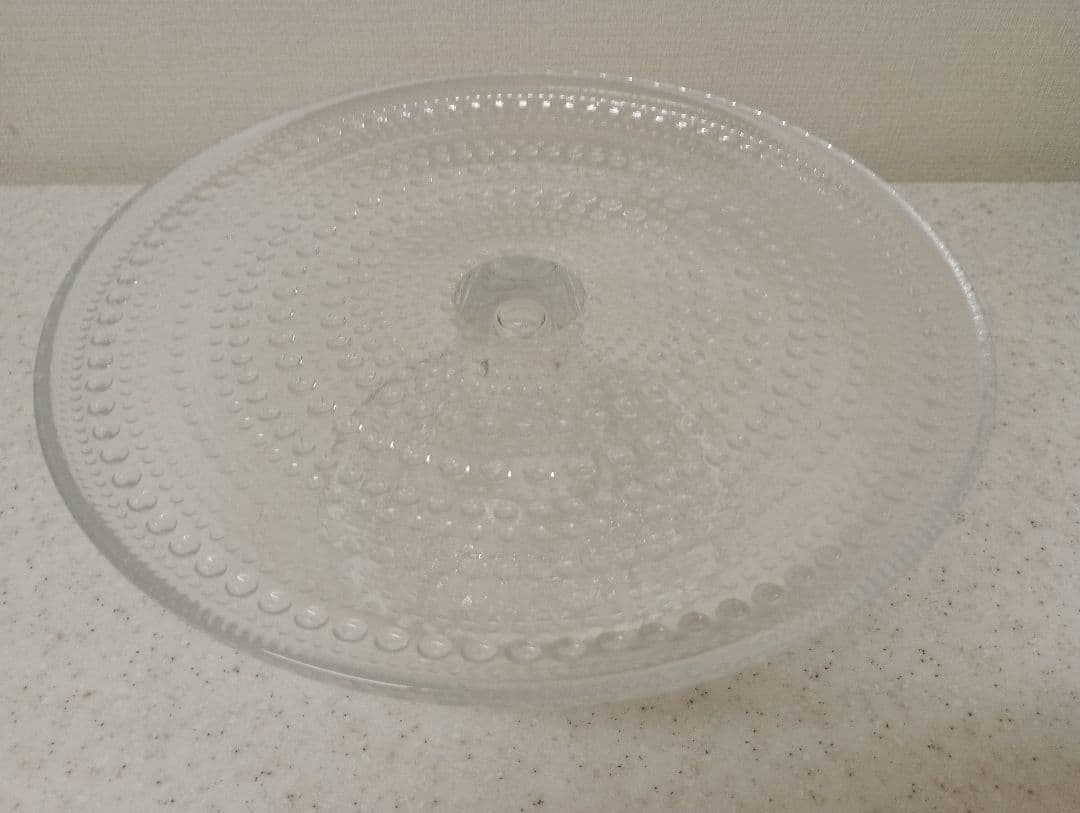 未使用  カステヘルミ ケーキスタンド 24cm クリア