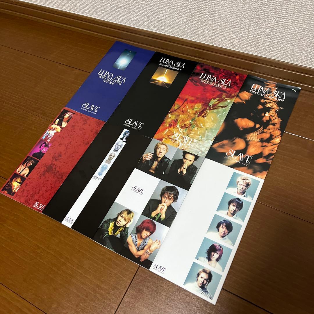 LUNA SEA SLAVE会報 32冊セット&etc.