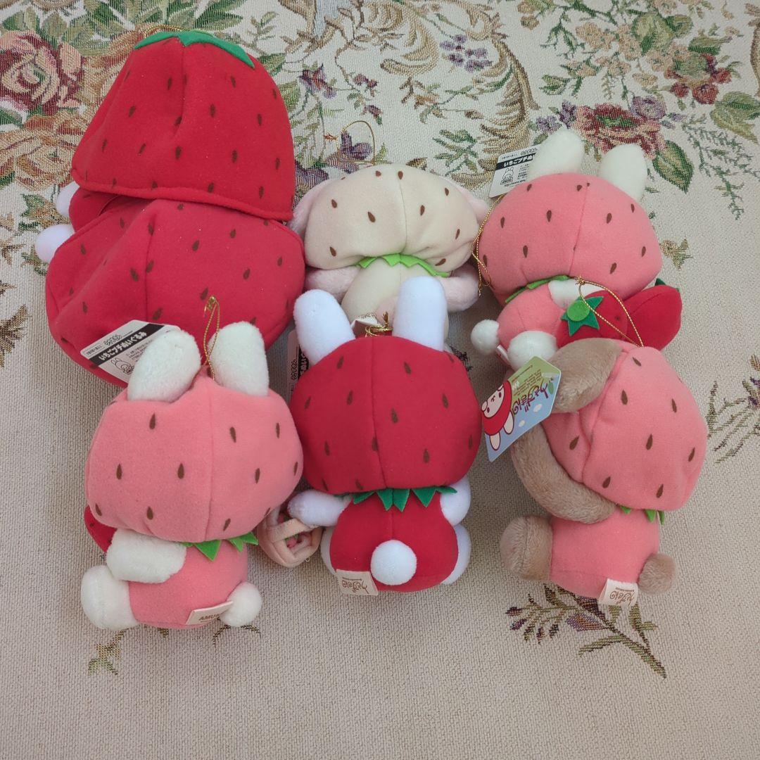 うさずきんいちごプチぬいぐるみ全6体セット非売品