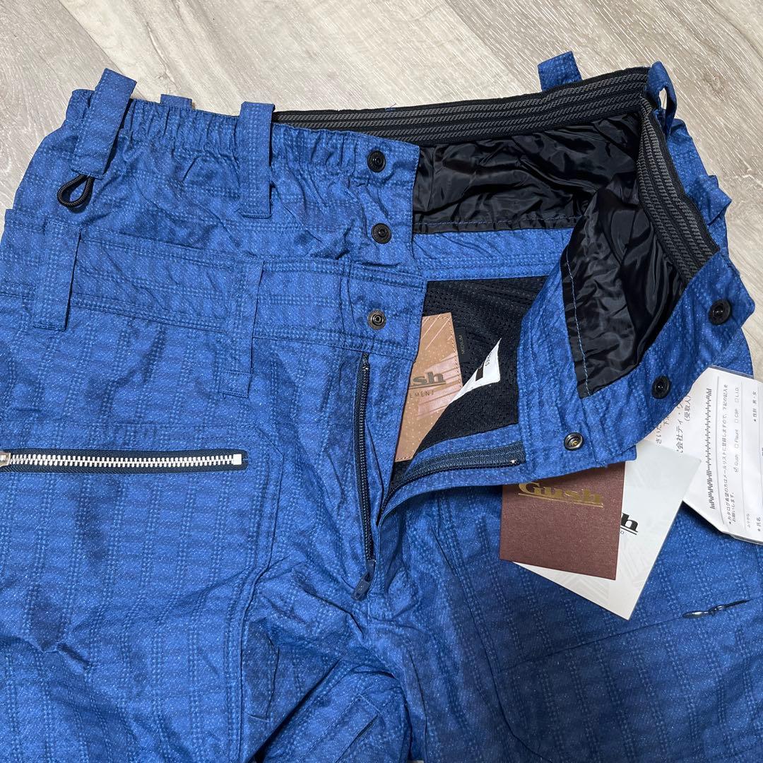 【新品未使用】 Gush スノーボードパンツ メンズ M ブルー