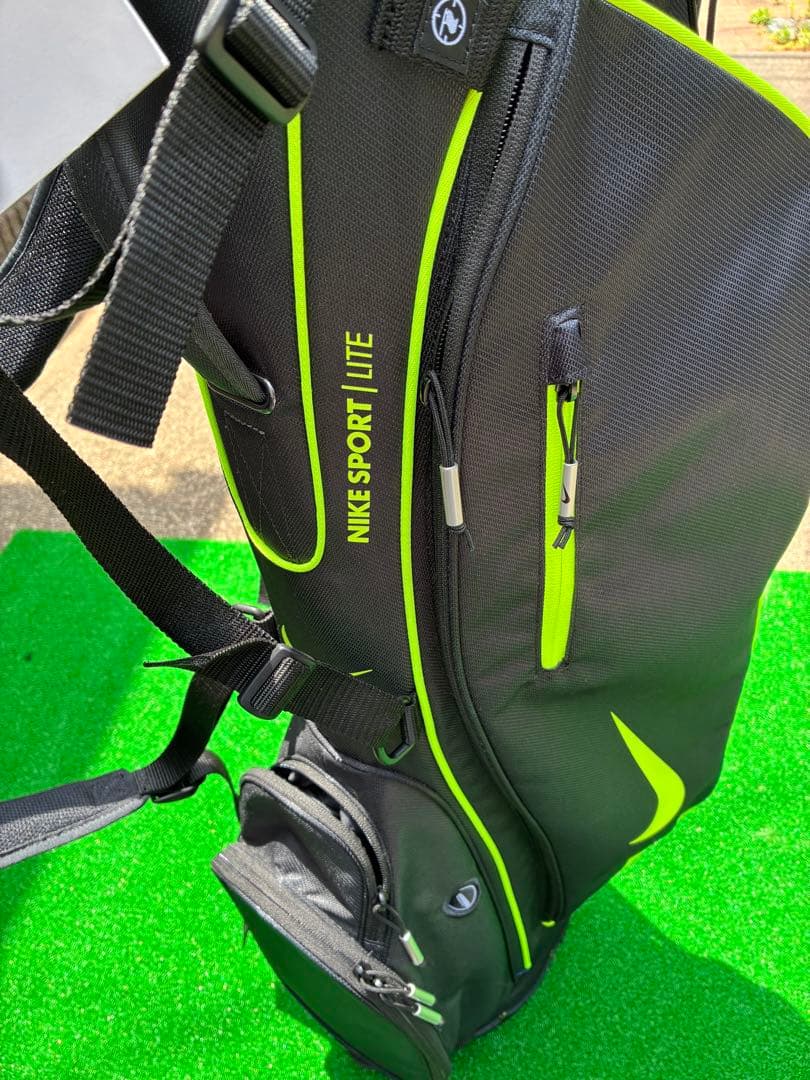 NIKE GOLF キャディバッグ ゴルフバッグ　ブラック/イエロー　国内非売品