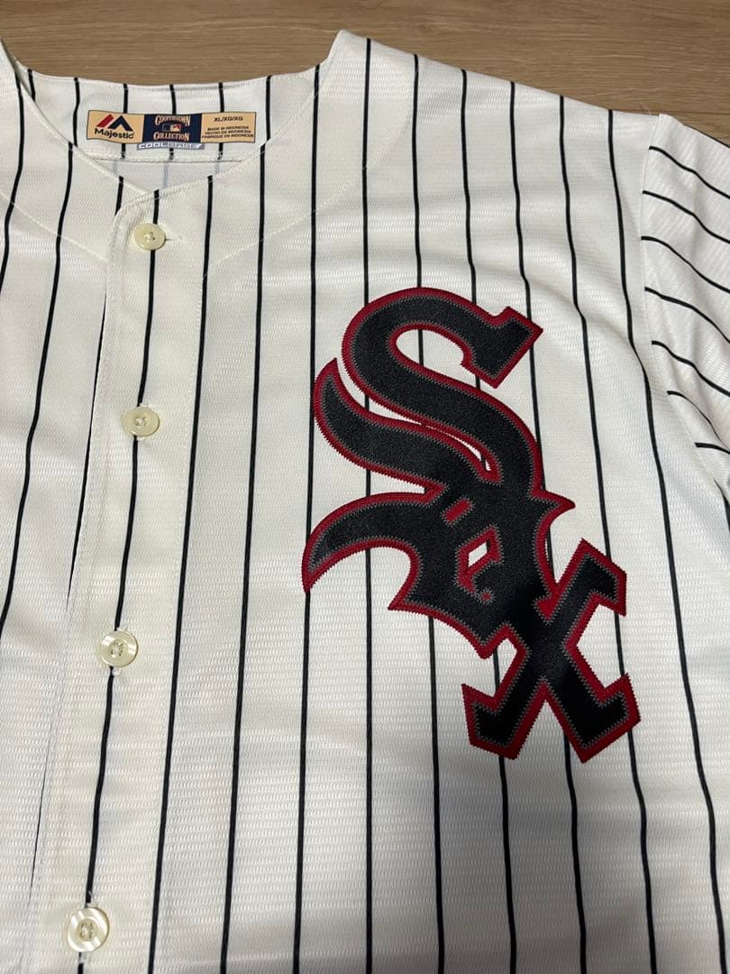 新品 majestic chicago white sox ユニフォーム XL