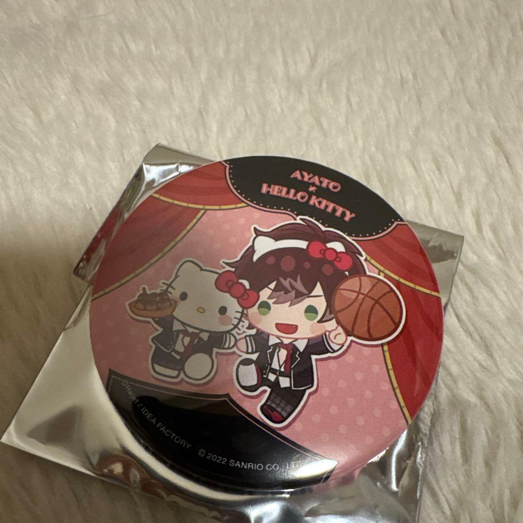 (匿名配送/即購入OK)逆巻アヤト　キティ缶バッジ　サンリオコラボ