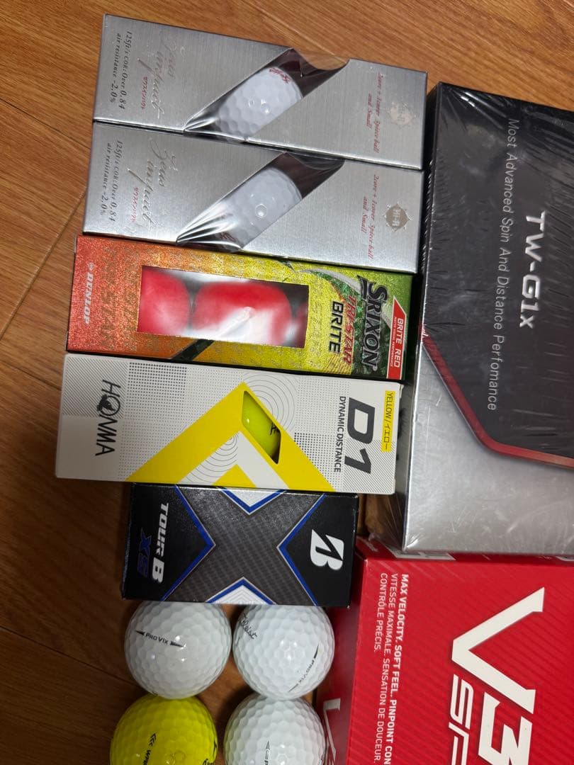 ゴルフボールセット（Srixon, TaylorMade, HONMA） その他