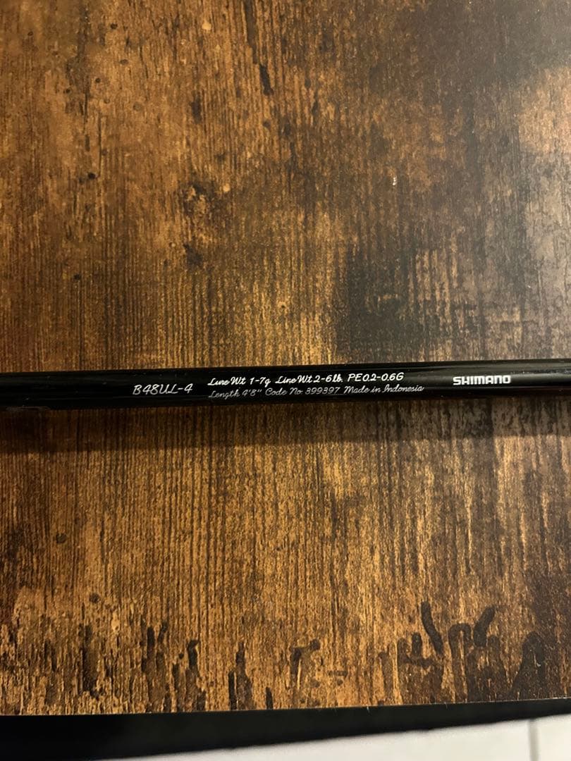 s*様 SHIMANO B48UL-4 トラウトロッド 4.8フィート