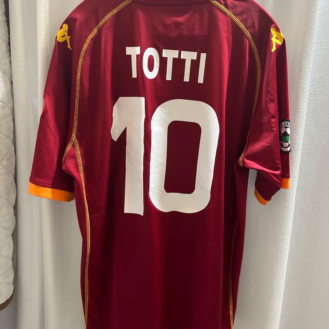 トッティ ローマ ユニフォームAS Roma Kappa 10番 シャツ