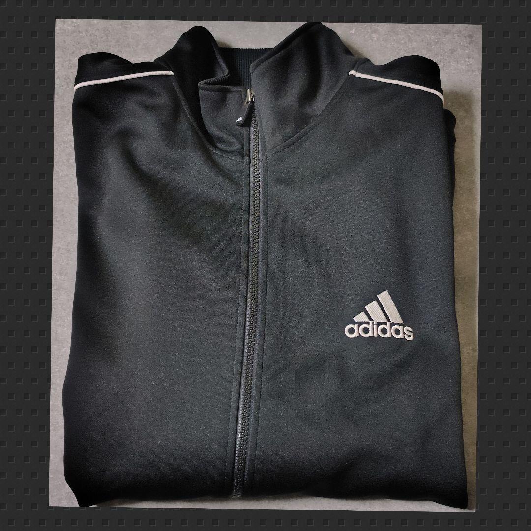 レア！adidas アディダス★トラックジャケット★中古品【ヴィンテージ】黒