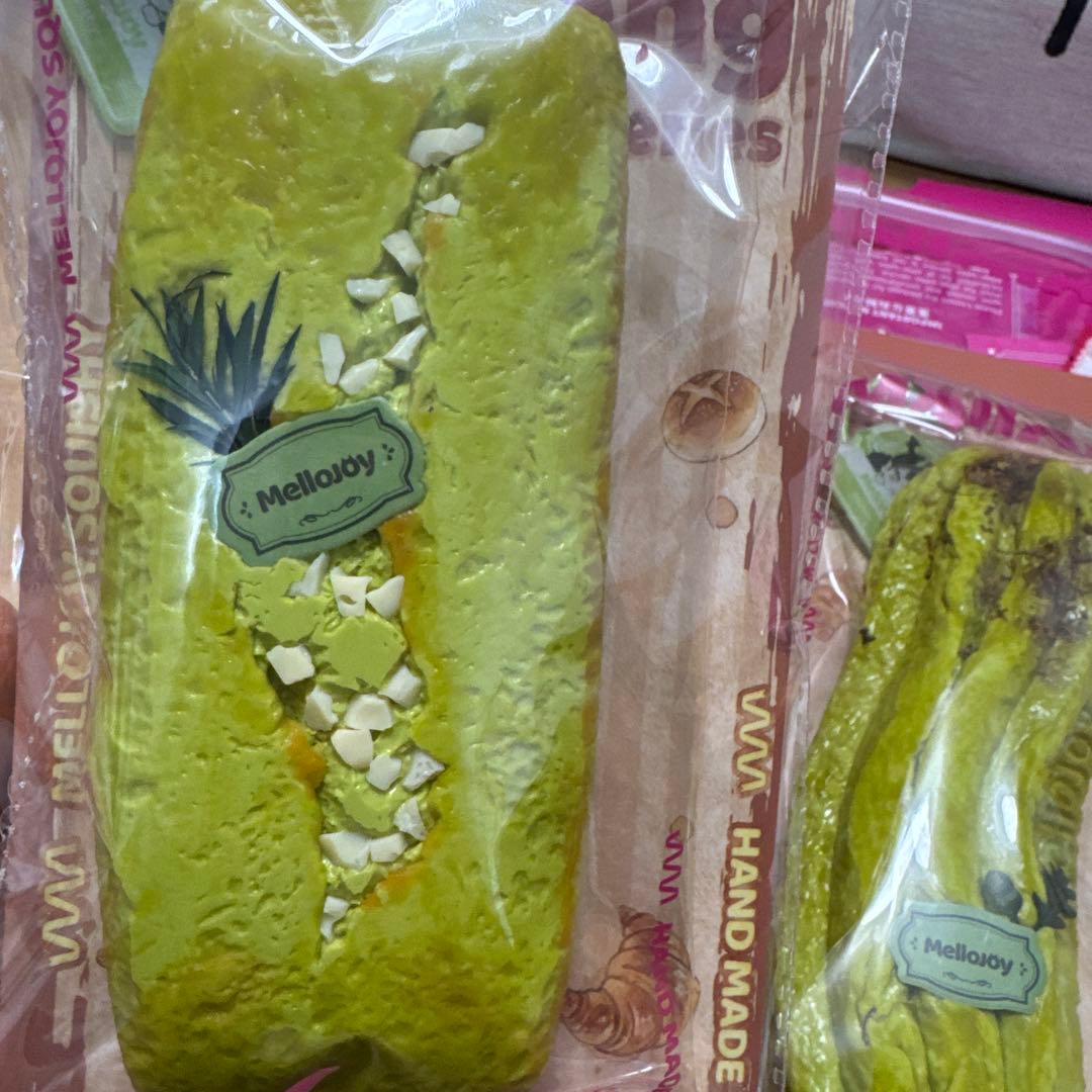 新品セット　パウダー　ながーいシリーズ メロジョイ 抹茶フィナンシェ　チュロス