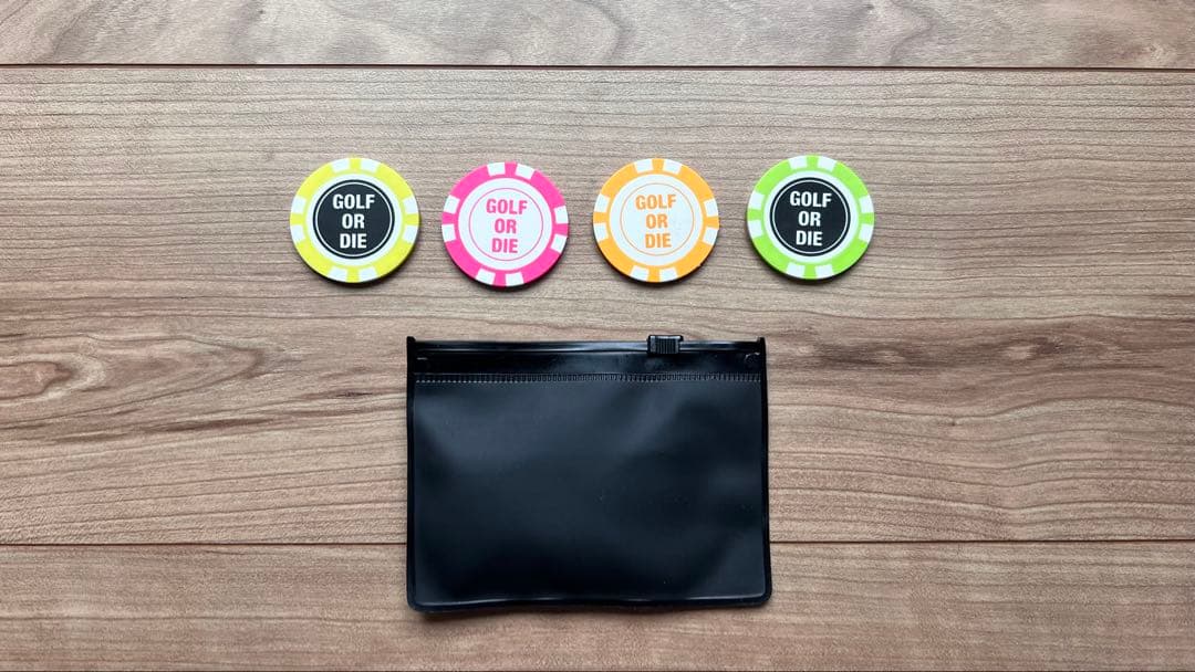 新品未使用　MARK & LONA マーク＆ロナ ゴルフ マーカー セットです。