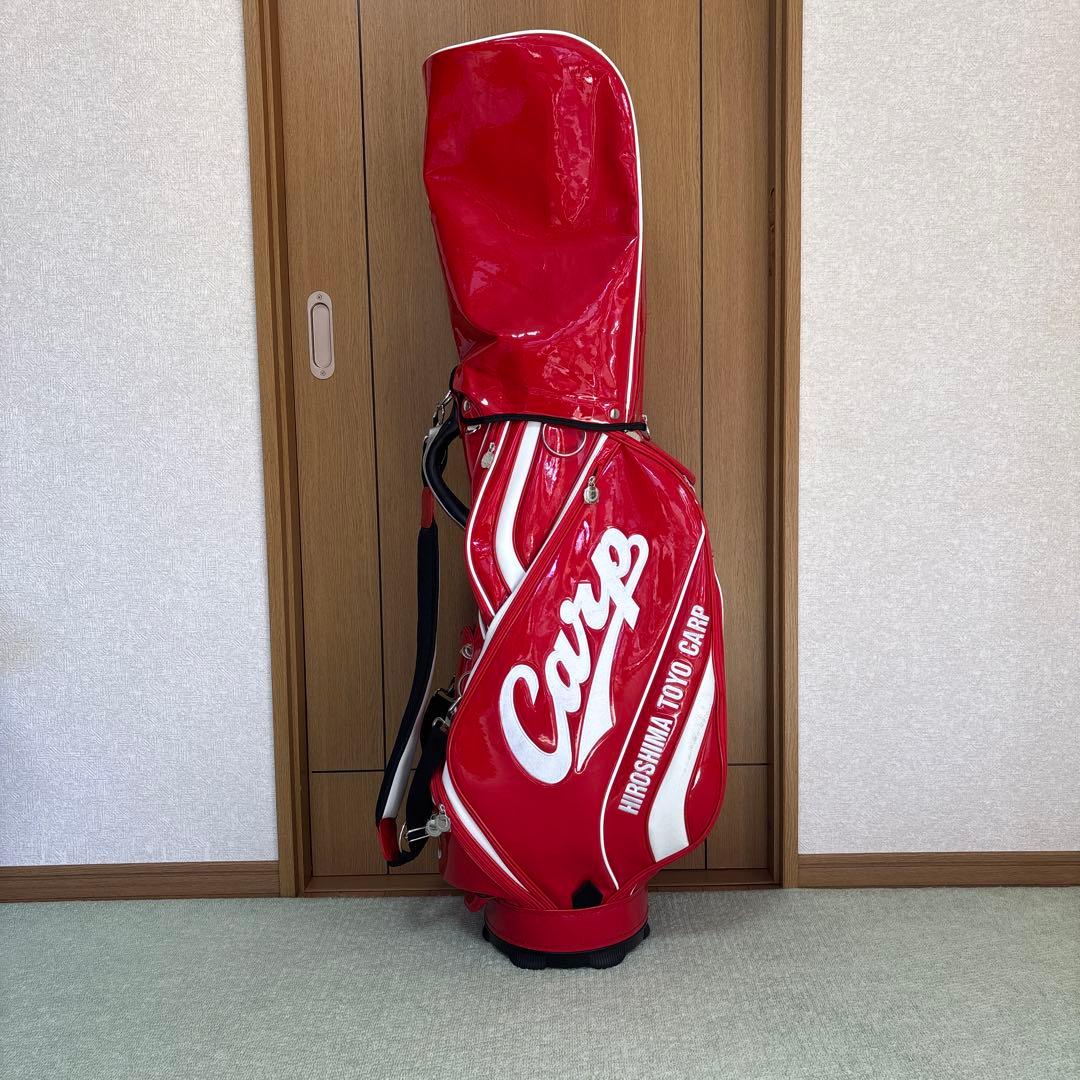 広島東洋カープ ゴルフバッグ 赤