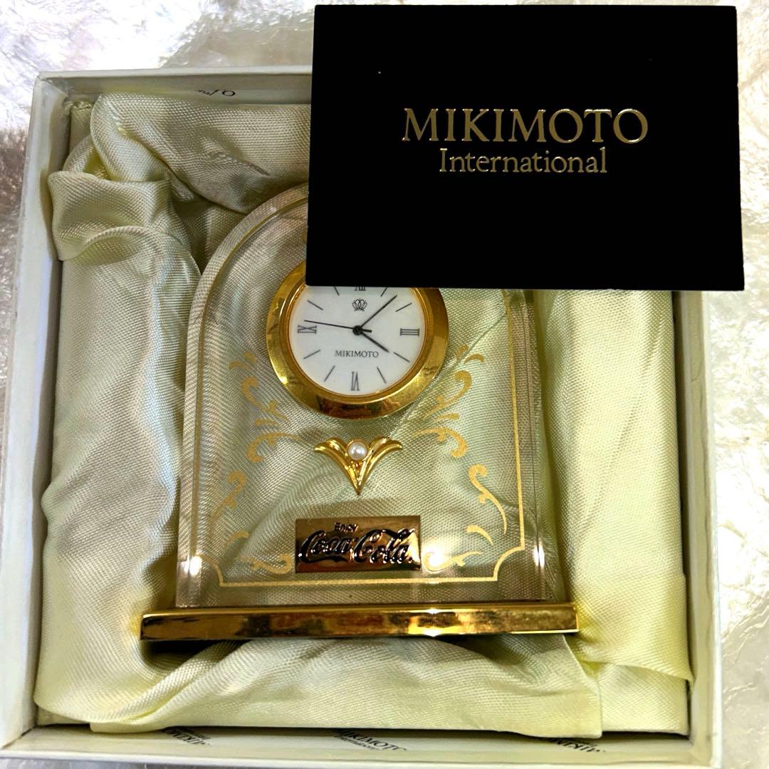 MIKIMOTO クリスタル置時計 Coca-Cola レア ミキモト　置時計