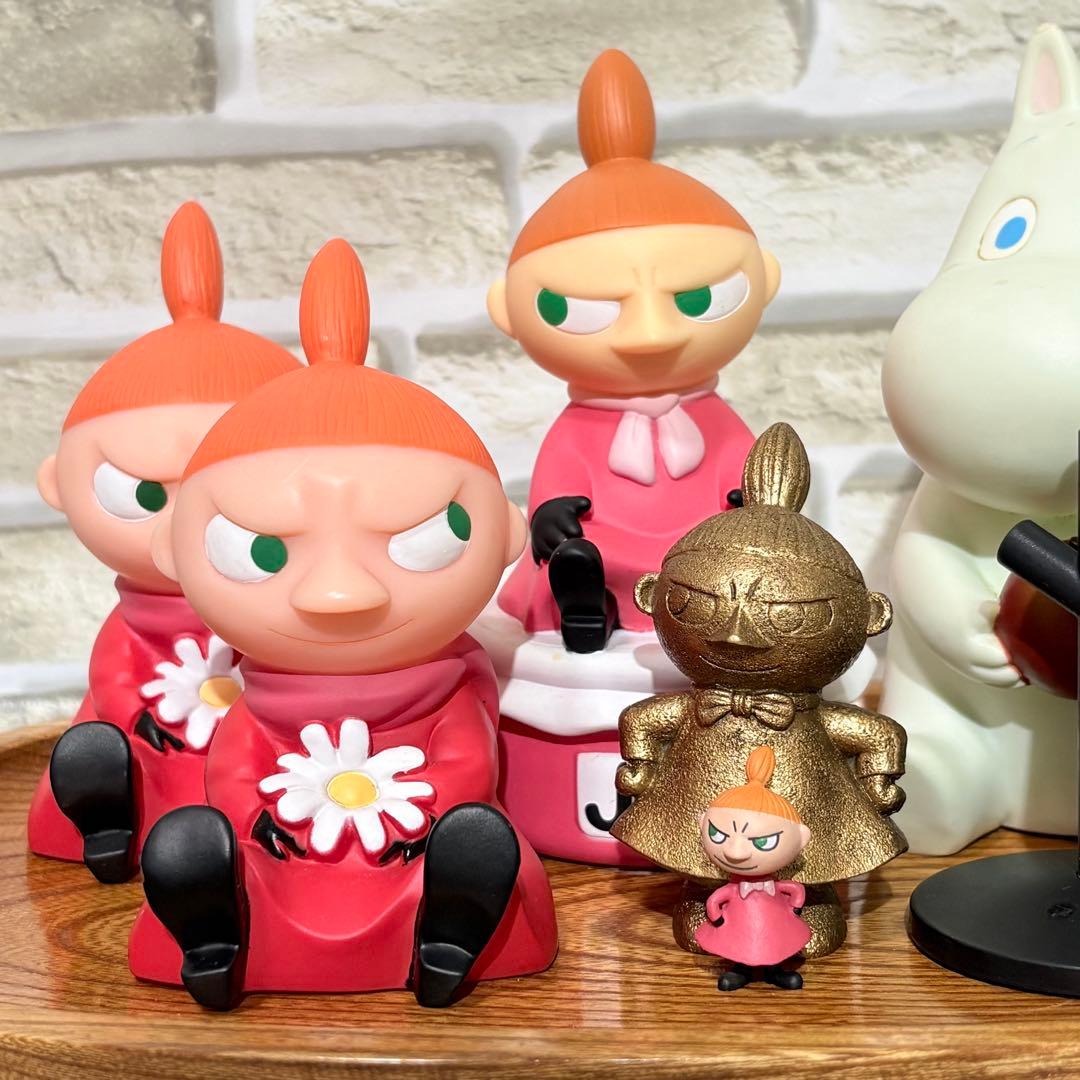 ムーミン リトルミイ 貯金箱 セット スナフキン インテリア