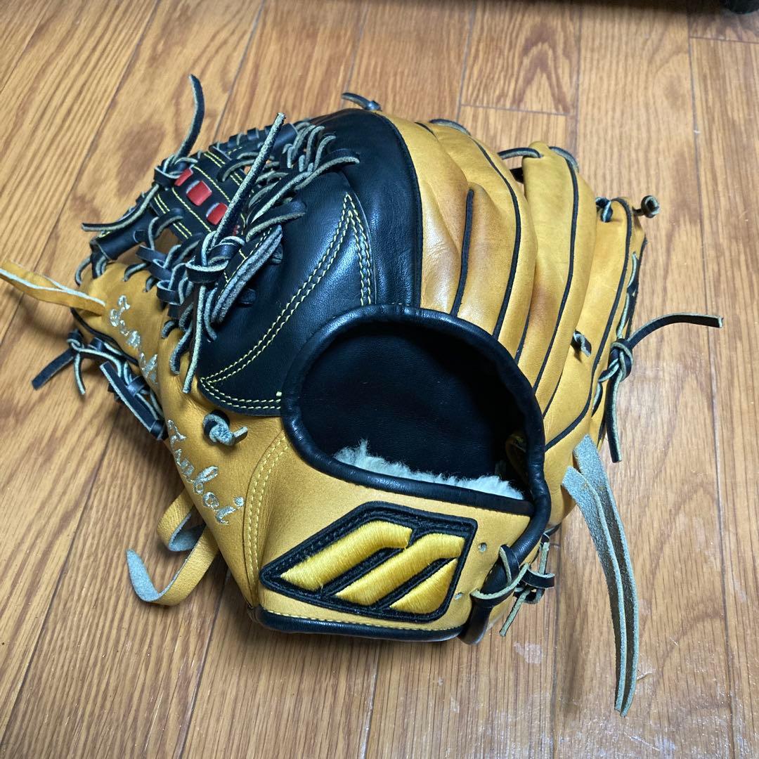 野球グローブ　ミズノプロ　プロ支給　フォープロフェッショナル　坪井智哉　ビックM