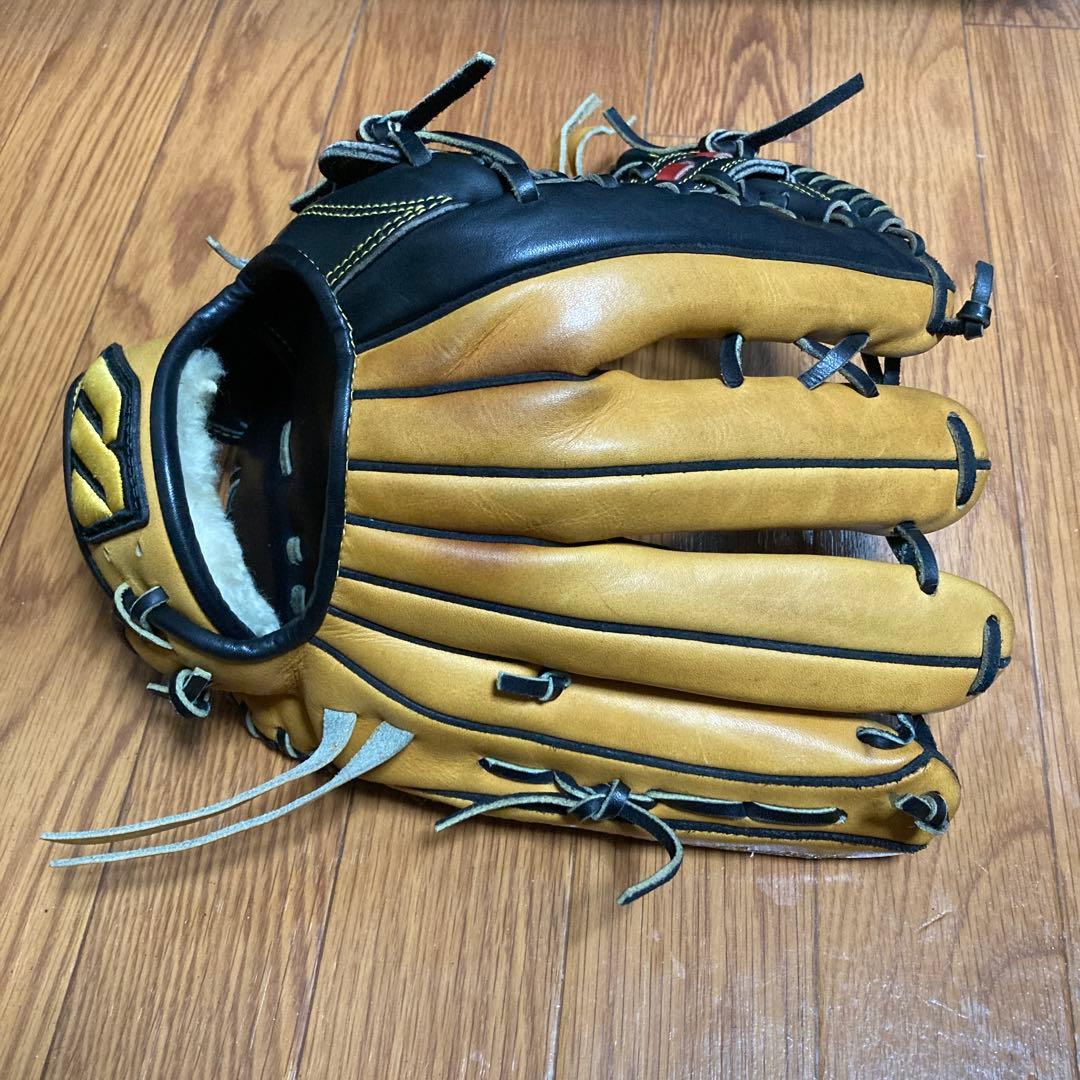 野球グローブ　ミズノプロ　プロ支給　フォープロフェッショナル　坪井智哉　ビックM