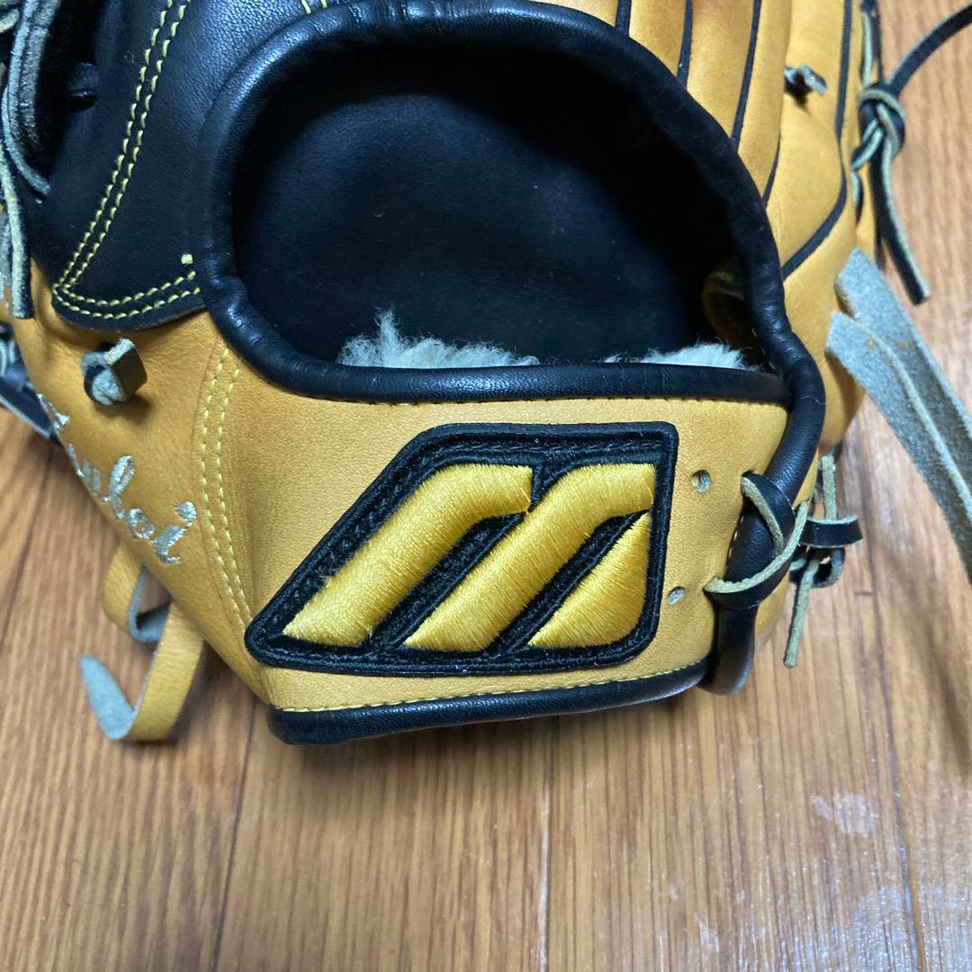 野球グローブ　ミズノプロ　プロ支給　フォープロフェッショナル　坪井智哉　ビックM