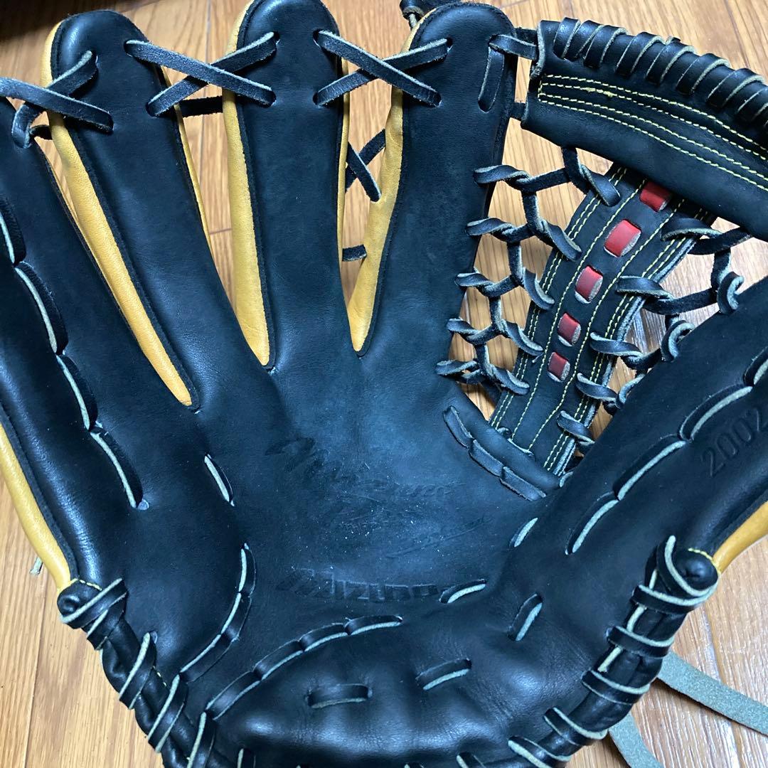 野球グローブ　ミズノプロ　プロ支給　フォープロフェッショナル　坪井智哉　ビックM