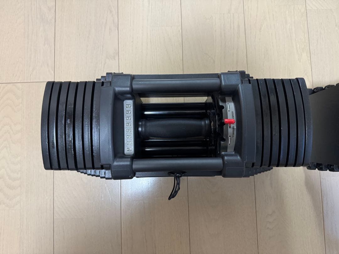 可変式ダンベル パワー ブロックダンベル 42kg 2個セットオールブラック