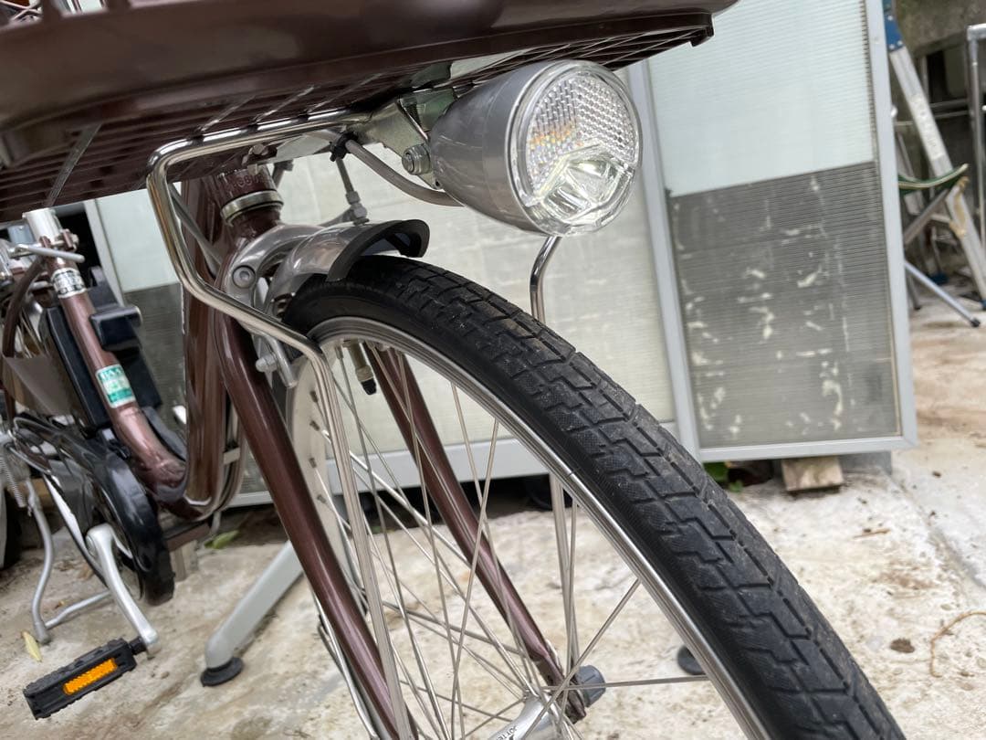 静岡引き取り電動アシスト自転車 充電器未使用！ R3年製バッテリー