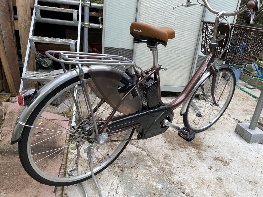 静岡引き取り電動アシスト自転車 充電器未使用！ R3年製バッテリー
