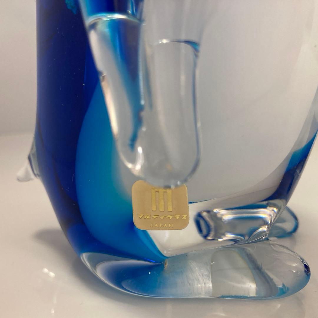 MultiGlass マルティグラス　マルテイグラス　ガラス工芸　ペンギン　親子