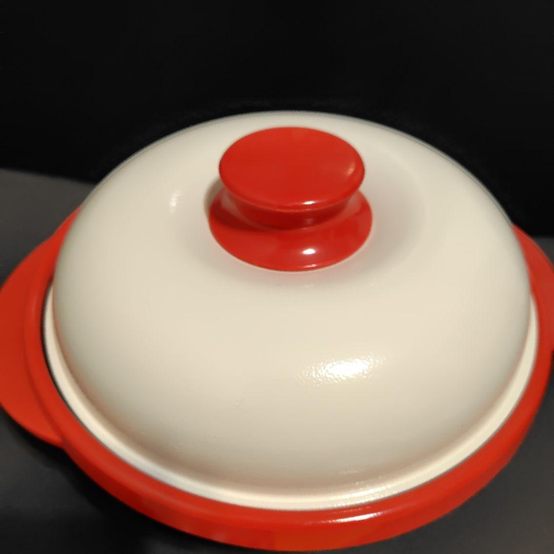 【極美品】レンジメートプロ 電子レンジ専用調理器 レッド