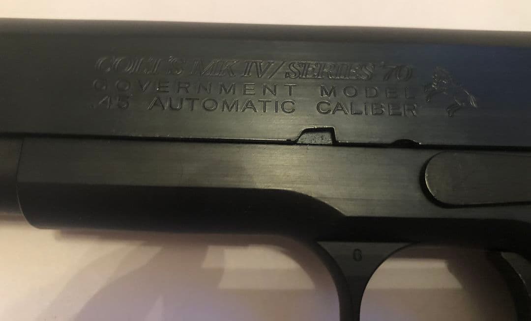 【廃版!レア】SCW コルトガバメント シリーズ70 カーボンブラック