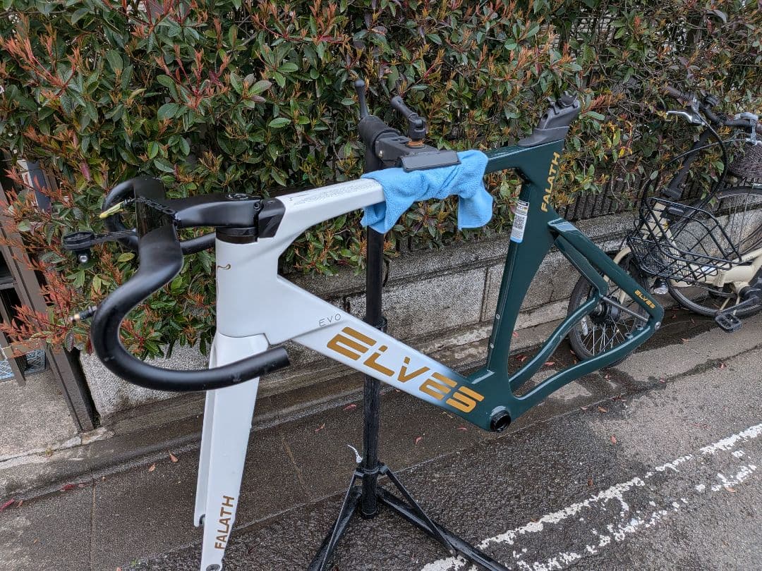 ELVES FALATH Evo ロードバイクフレーム ハンドルセット56サイズ