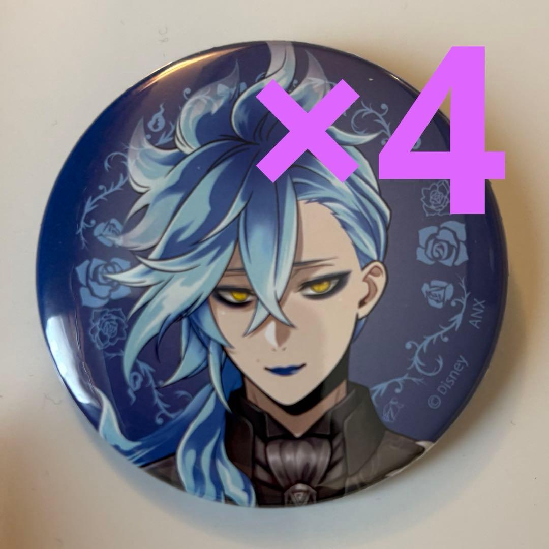 ツイステ展　 イデア　缶バッジ　4個