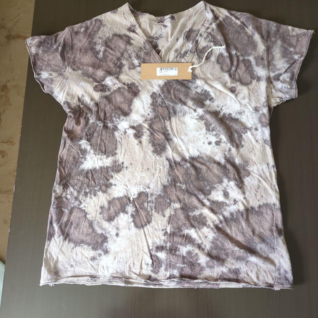salsaIon V35.V-Tshirt ブラウン タイダイ М　新作