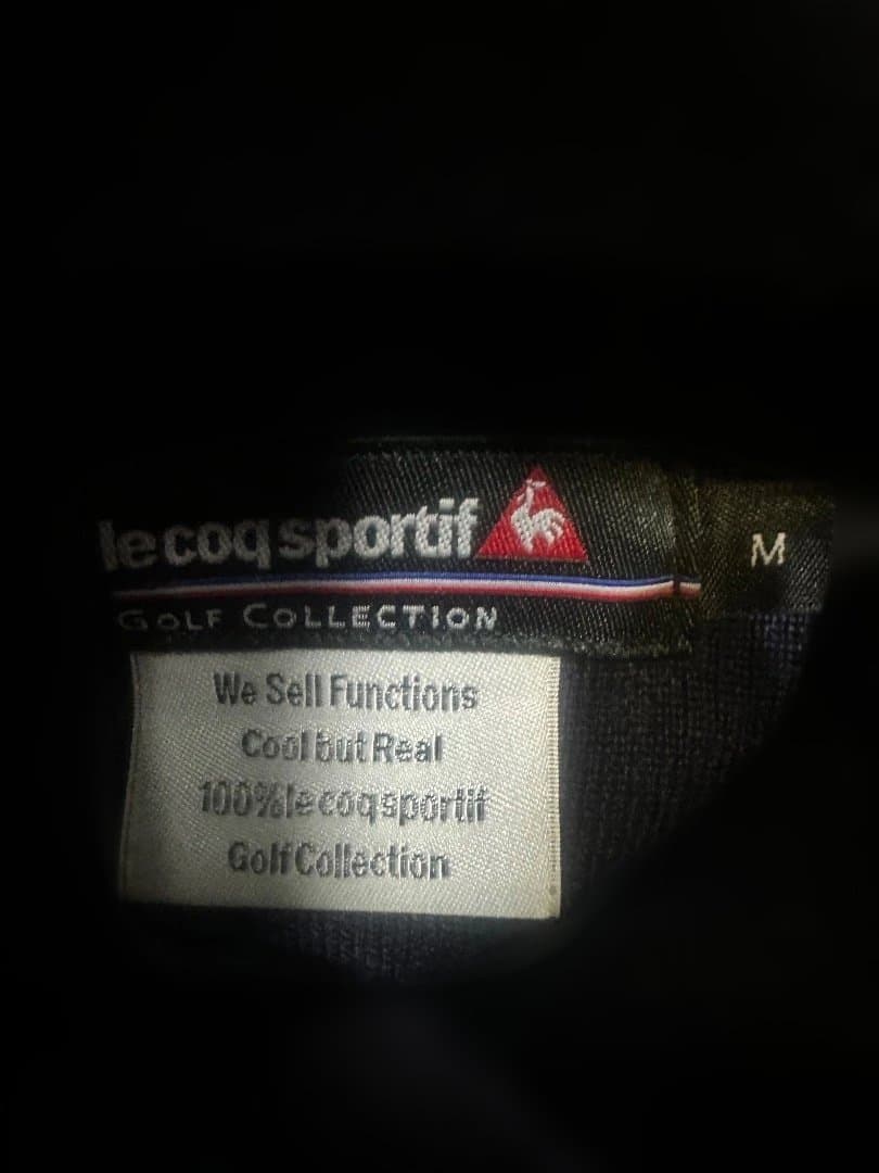 le coq sportif ゴルフジャケット M ネイビー 暖かさ◎
