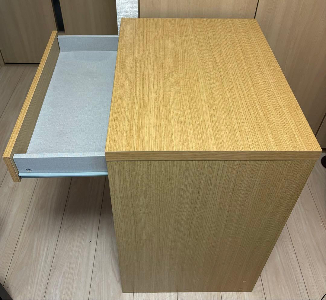 ニトリ　机　引き出し付き 送料込み