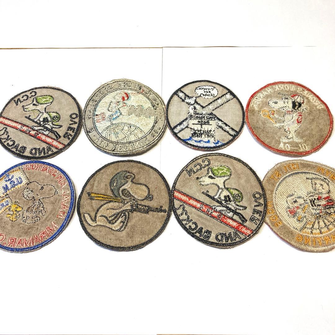 スヌーピー　Snoopy ワッペン　アメリカ軍　ミリタリー　ベトナム戦争　刺繍