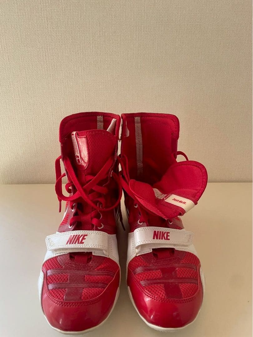 NIKE ボクシングシューズ レッド/ホワイト