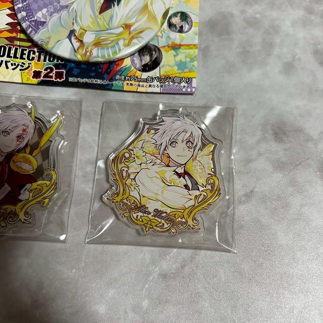 D.Gray-man① Dグレ アレン 缶バッジ アクリルバッジコレクション①