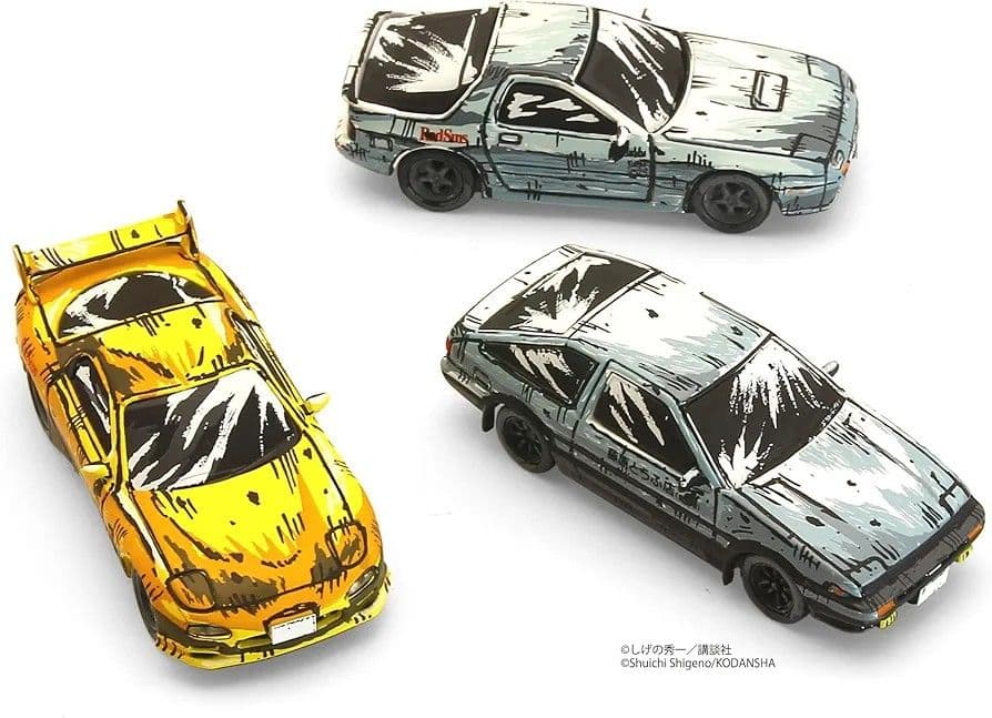 京商 1/64 トヨタ トレノ AE86 マツダ RX-7 FC3S 頭文字D