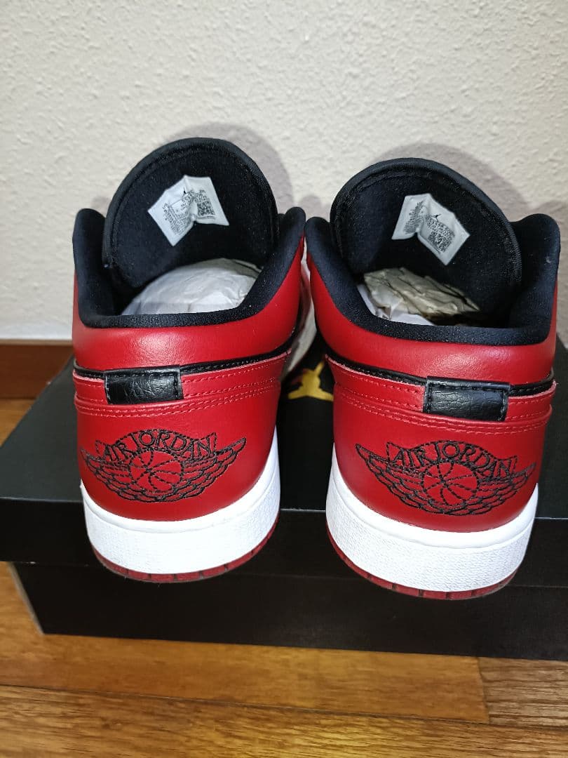 シューズ(男性用) Nike Air Jordan 1 Low 27.5cm Bred