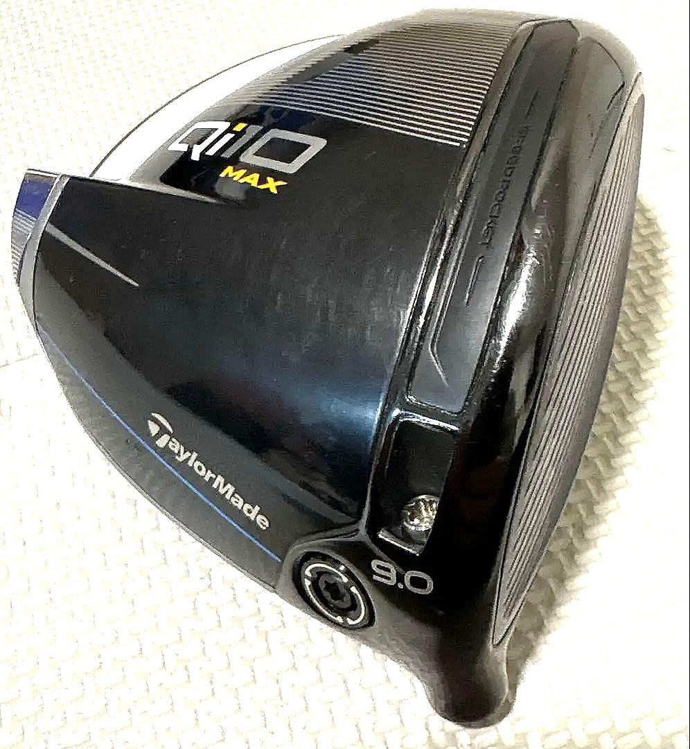 Qi10MAXドライバーヘッド9° テーラーメイド純正カバー付 美品 低スピン