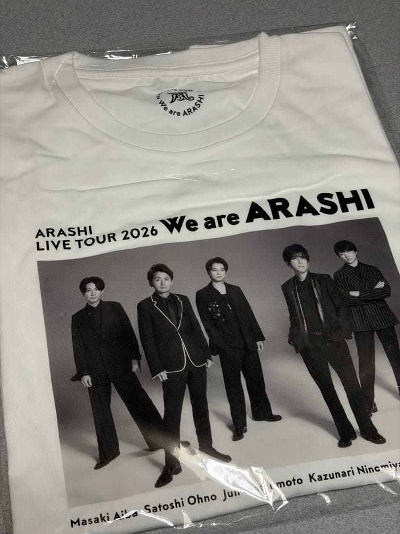 即購入◎新品　Tシャツ　嵐　We are ARASHI 2026
