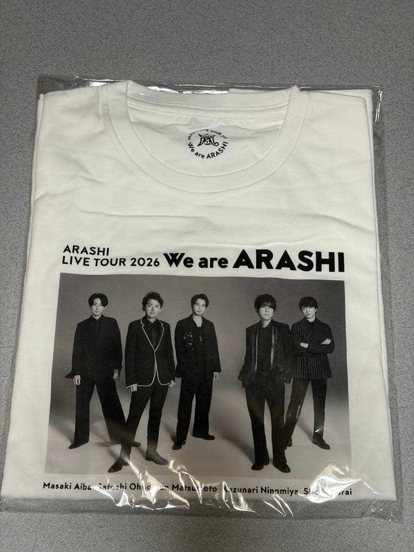 即購入◎新品　Tシャツ　嵐　We are ARASHI 2026