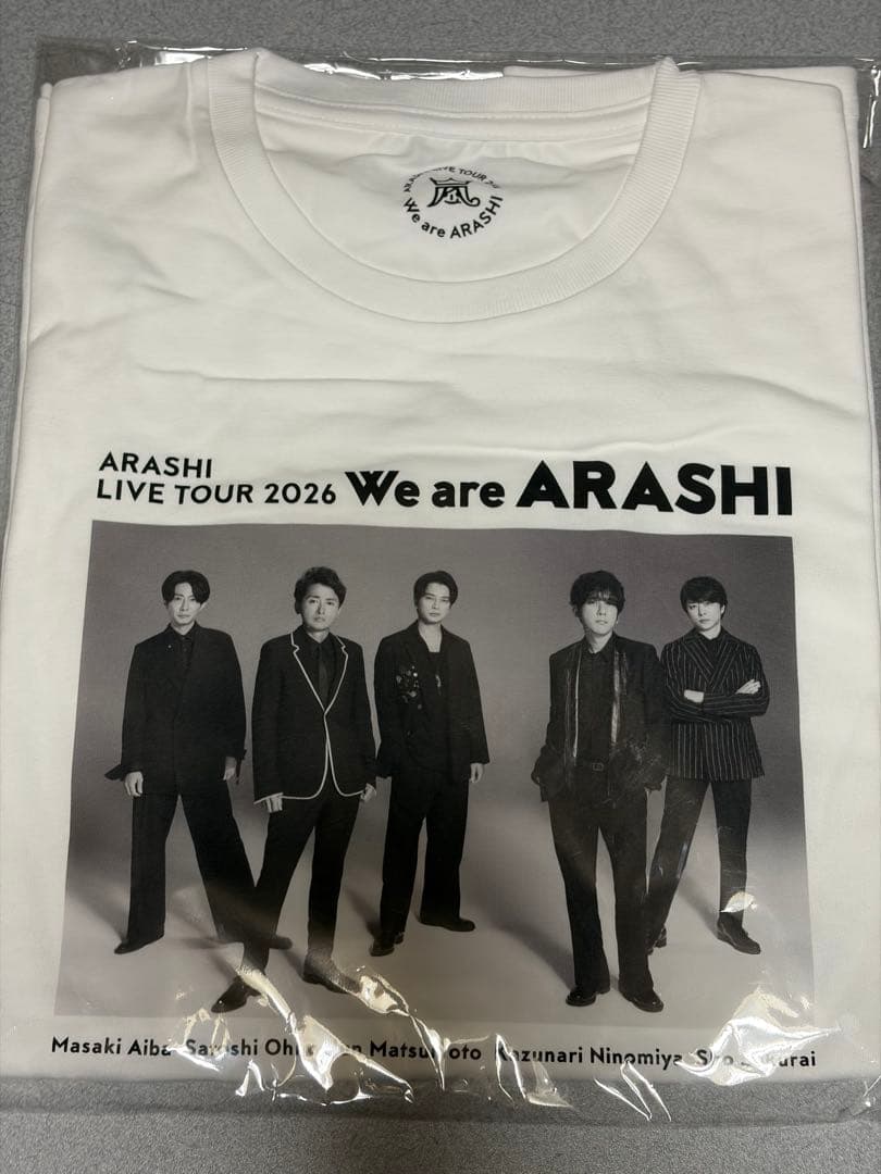 即購入◎新品　Tシャツ　嵐　We are ARASHI 2026
