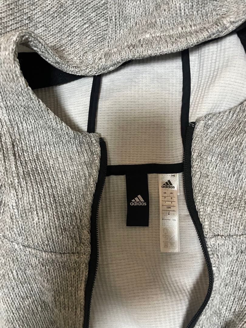 adidas ジャージ上下セット グレー