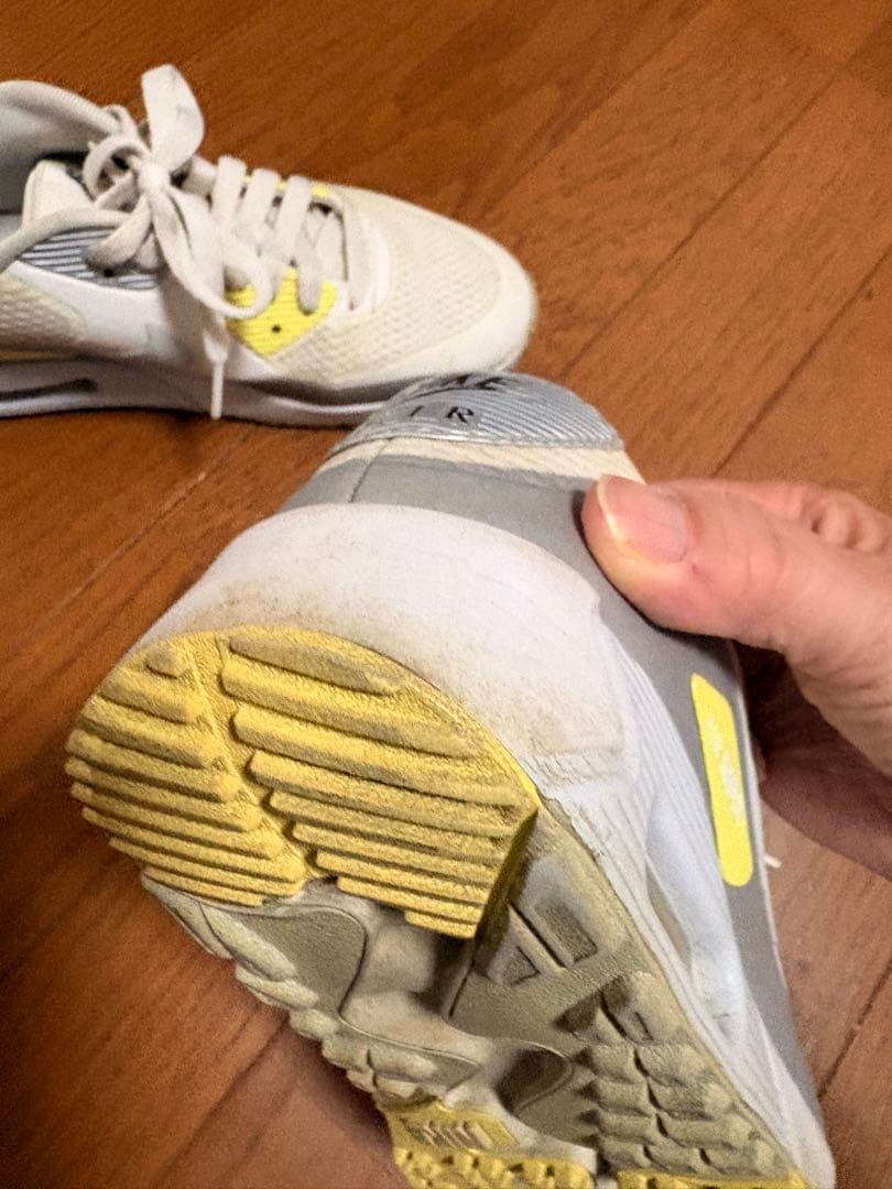 Nike Air Max ホワイト/グレー/イエロー