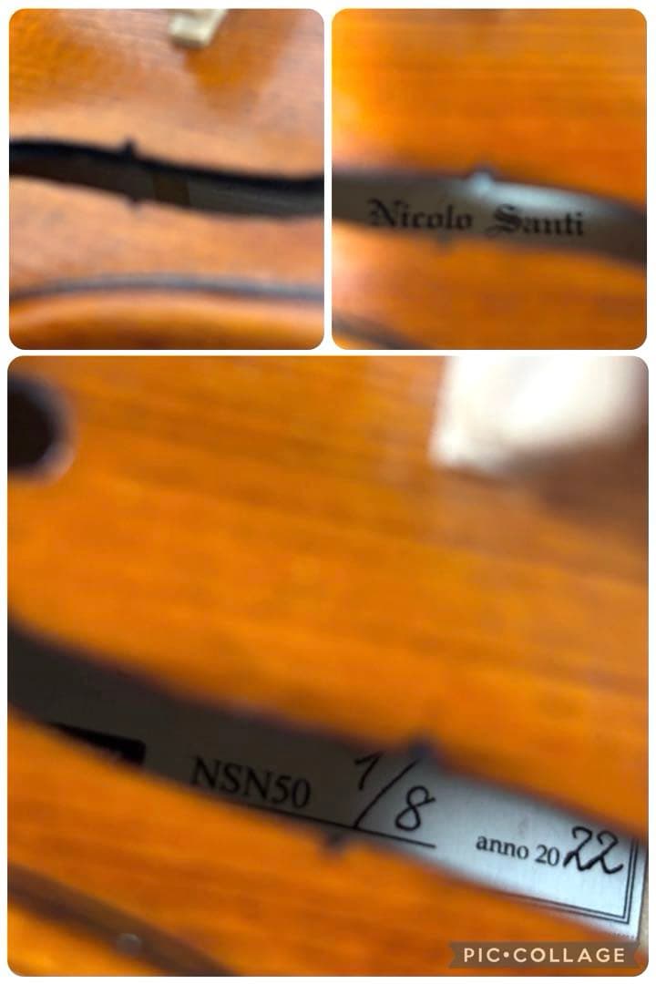 【弦張り替え済み】ニコロサンティ　バイオリン　NSN50 1/8
