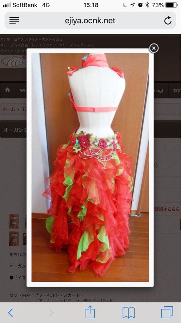 エジ屋　ベリーダンス セットアップ