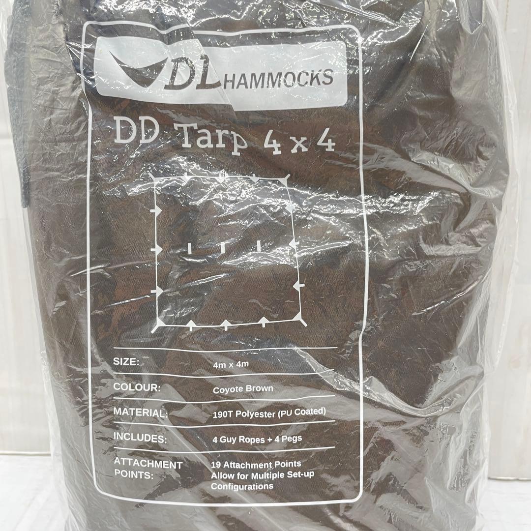 新品未開封　DD HAMMOCKS DD Tarp 4x4 コヨーテブラウン