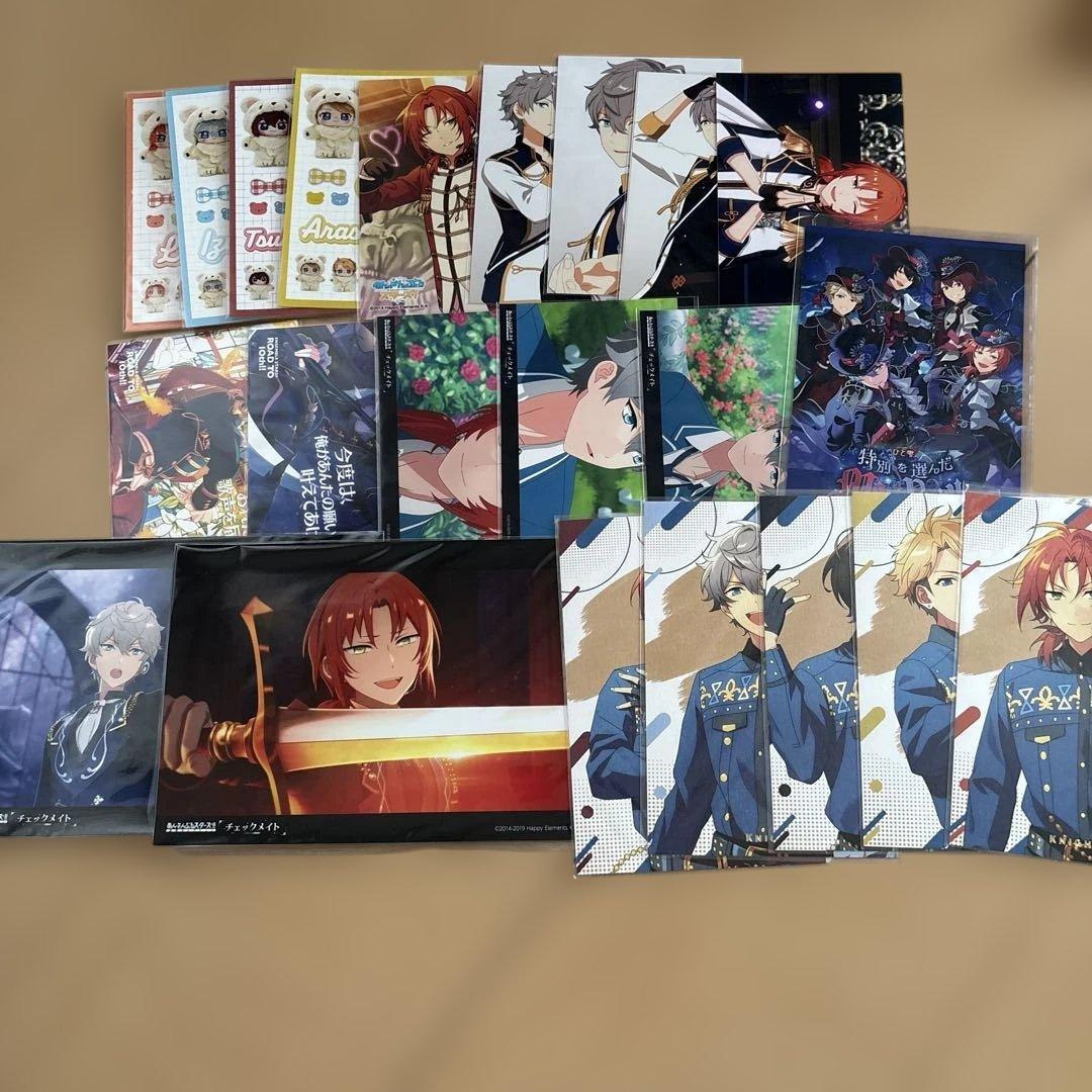 あんスタ　Knights まとめ売り　アクスタ紙類うちわ缶バッジおまんじゅう他